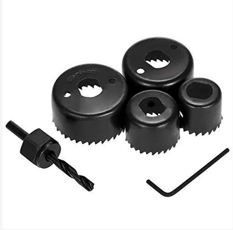 kts12 Hole Saw Drill Bit Set Cutter Wood/Plastic/Soft Metal Working Tool Carbon Steel Metal Alloys Wood Hole Saw