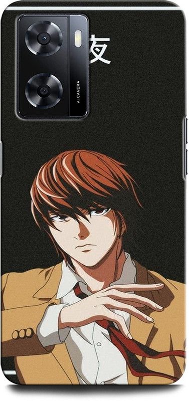 GRAFIQE Back Cover for OPPO A57 New LIGHT YAGAMI, DEATH NOTE, COMIC, DEATH STAR, ANIME  (Multicolor, Shock Proof, Pack of: 1)