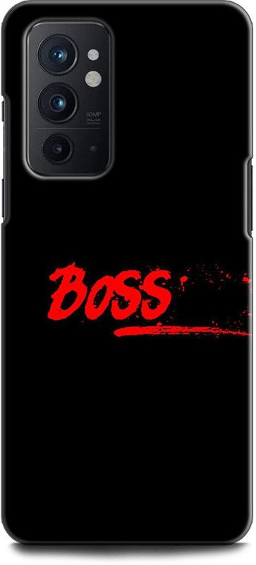 WallCraft Back Cover for OnePlus 9RT 5G BOSS, QUOTES, RED, BLACK  (Multicolor, Dual Protection, Pack of: 1)