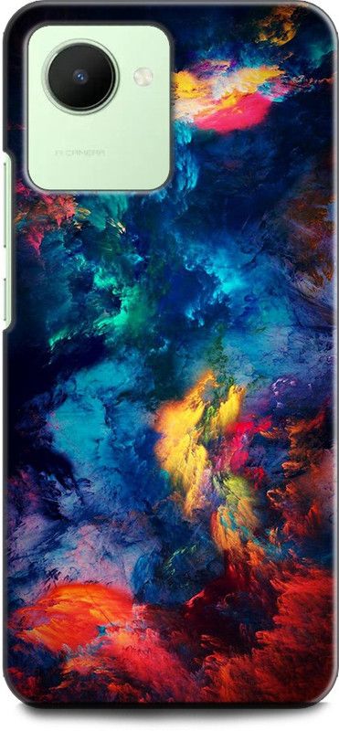 WallCraft Back Cover for Realme C30, RMX3581 CLOUD STORMS, COLORS, STORM, SPACE, GALAXY  (Multicolor, Dual Protection, Pack of: 1)