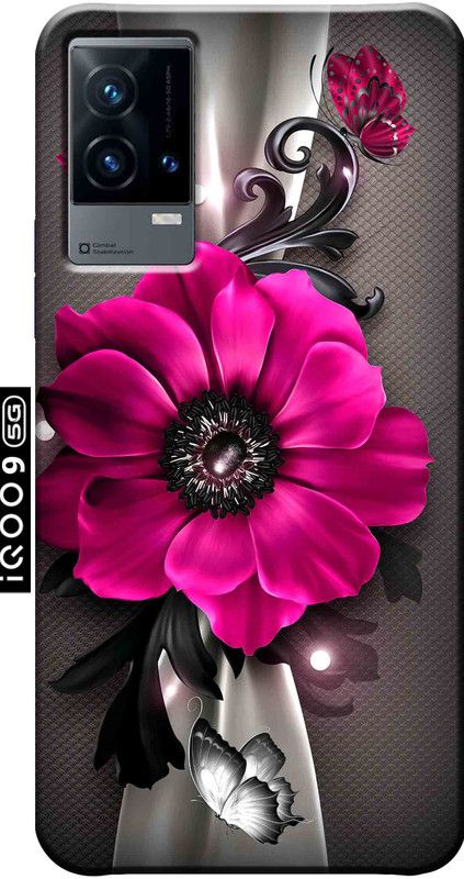 YornoSis Back Cover for iQoo 9 5G 2771  (Multicolor, 3D Case, Silicon, Pack of: 1)