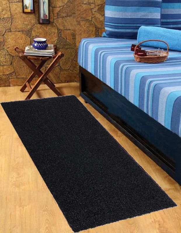 KUBER INDUSTRIES Black Rubber Runner  (60 cm, X 240 cm, Rectangle)