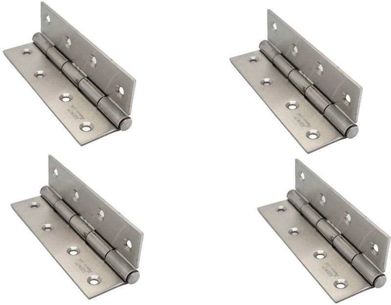 aaryason Heavy Stainless Steel Premium Door Hinge_200 Butt/Mortise Hinge  (Silver Pack of 4)
