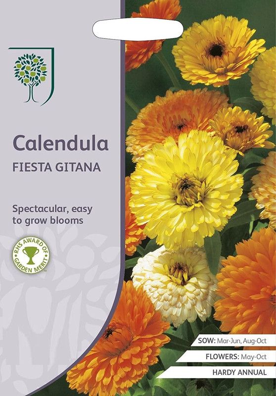 CYBEXIS Flowers - Calendula Citrus Cocktail Seed  (50 per packet)