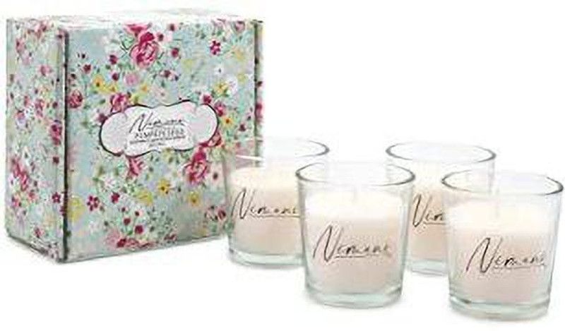 NIMANI HANDICRAFTS Pumpkin Seeds Scented Votive 4 Shot Glass Fragrance Candles Set of 4  (200 g)
