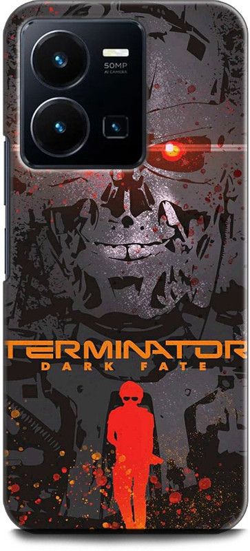 WallCraft Back Cover for Vivo Y35, V2205 TERMINATOR, DARK, ARNOLD  (Multicolor, Dual Protection, Pack of: 1)