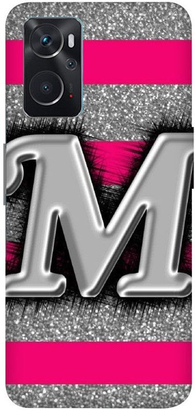 LUCKY MOBI.COM Back Cover for Oppo A57 5G ( M LETTER NAME) PRINTED BACK COVER  (Multicolor, Hard Case, Pack of: 1)