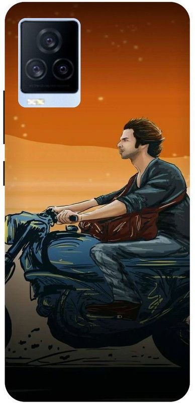 THE NARAYANA COLLECTIONS Back Cover for IQOO 7- V2049A-KABIR,SINGH,SHAHID,ROYAL,ENFILED  (Multicolor, Hard Case, Pack of: 1)