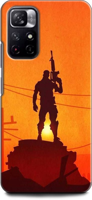 WallCraft Back Cover for REDMI Note 11T 5G ARMY, MILITARY, SOLDIER, PUBG, GAME, IGI  (Multicolor, Dual Protection, Pack of: 1)