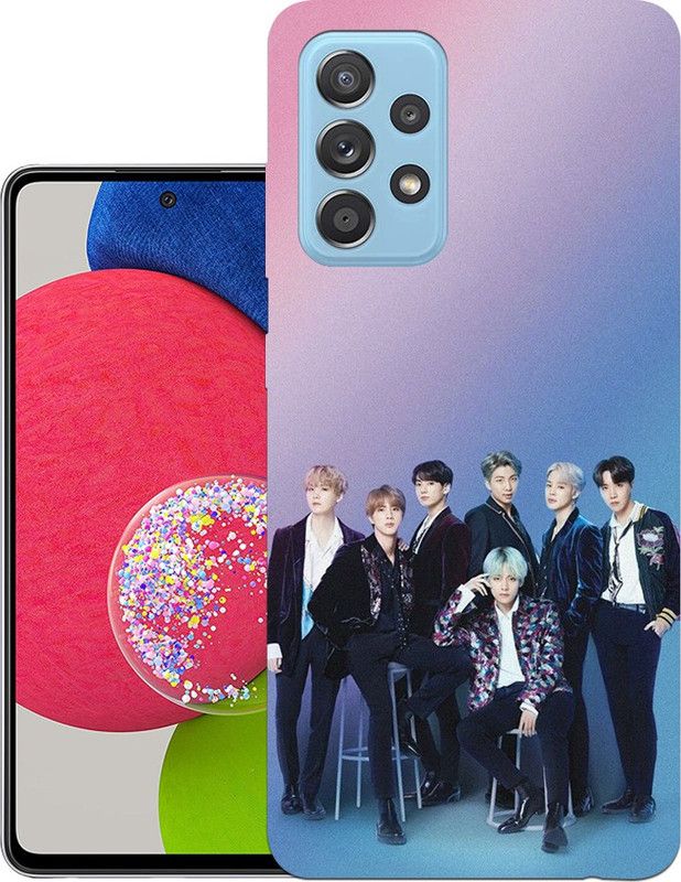 HANIRY Back Cover for Samsung A52 back cover | Samsung SM-A525F back cover | SM-A525F | Design_143  (Multicolor, Flexible, Silicon, Pack of: 1)