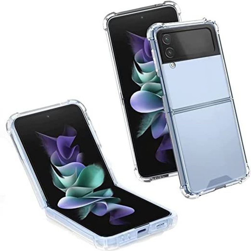 CASEHUNT Back Cover for SAMSUNG Galaxy Z Flip4 5G  (Transparent, Grip Case, Pack of: 1)