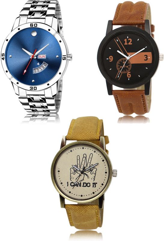 New latest Designer Combo of 3 Hybrid Smartwatch Watch - For Men 105-01-30