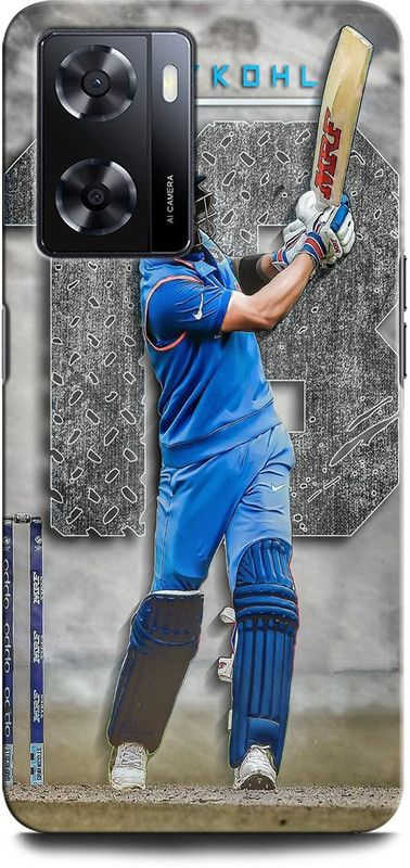 ORBIQE Back Cover for OPPO A57 New VIRAT, KOHLI, INDIA, CRICKET, PLAYER, GOAT, RCB, IPL  (Multicolor, Hard Case, Pack of: 1)