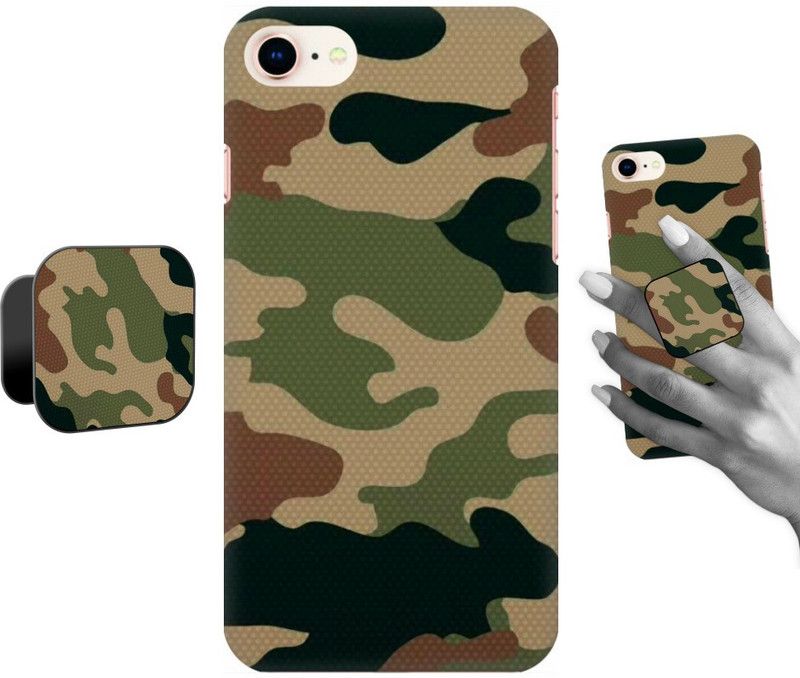 COBIERTAS Back Cover for Apple iPhone 8  (Multicolor, Cases with Holder, Pack of: 1)