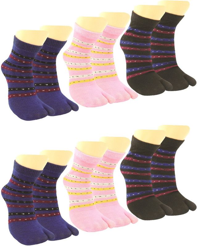 Women Polka Print Ankle Length  (Pack of 12)