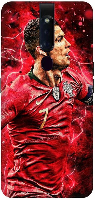 JUGGA Back Cover for OPPO F11 Pro, CPH1969, CRISTIANO, RONALDO, FOOTBALL, PLAYER, JUVENTUS  (Red, Hard Case, Pack of: 1)