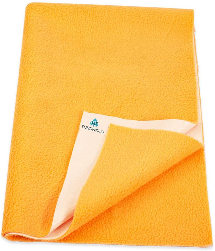 TUNDWAL'S Rubber Baby Bed Protecting Mat  (Orange, Large)