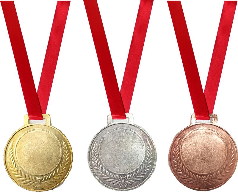 Be Win New School Competition Medals for Students and Other Competitions-001, Medal  (2.5INCH SET OF 3PC)