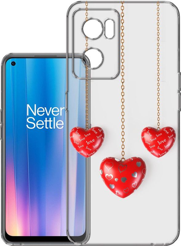 HANIRY Back Cover for Oneplus Nord CE 2 5G, IV2201 back cover, THREE HEART, Designer, PNG_60  (Multicolor, Flexible, Silicon, Pack of: 1)