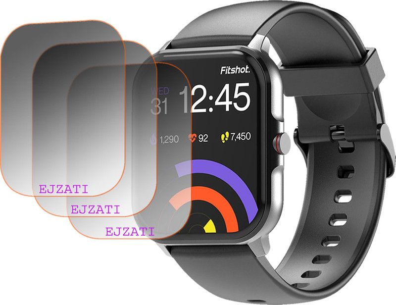 EJZATI Screen Guard for FITSHOT CONNECT 1.85 SMARTWATCH  (Pack of 3)