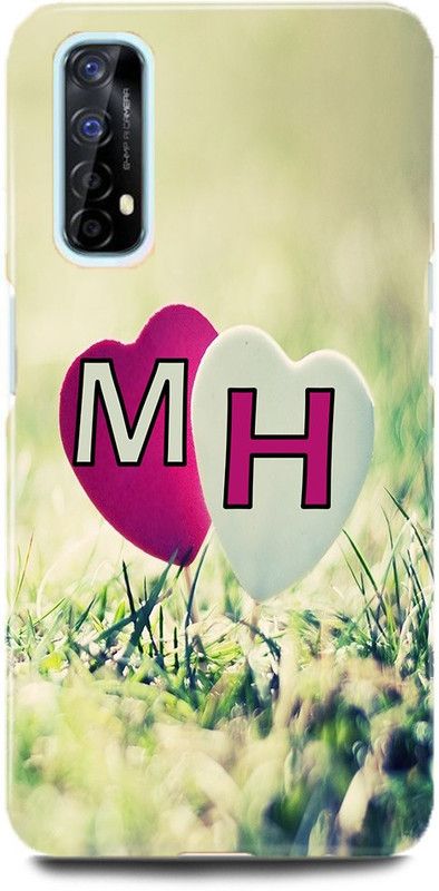 MP ARIES MOBILE COVER Back Cover for Realme Narzo 20 Pro,M Loves H Name,M Name, H Letter, Alphabet,M Love H NAME  (Multicolor, Hard Case, Pack of: 1)