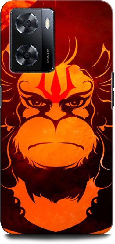 GRAFIQE Back Cover for OPPO A57 New HANUMAN JI , LORD HANUMAN, GOD, BAJRANGBALI  (Multicolor, Shock Proof, Pack of: 1)