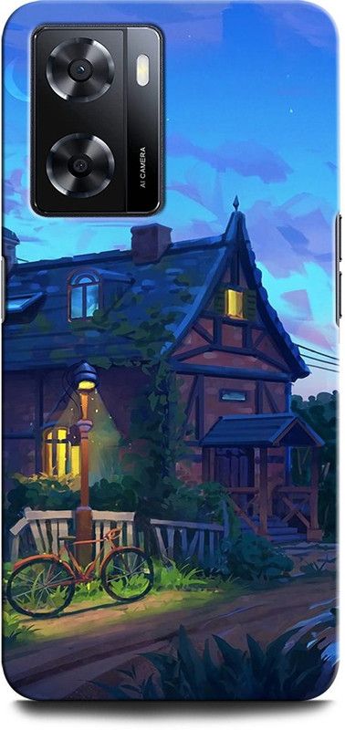 GRAFIQE Back Cover for OPPO A57e HOME, NATURE, CYCLE, NIGHT,TREES  (Multicolor, Shock Proof, Pack of: 1)