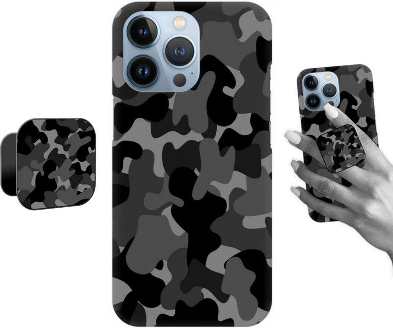 COBIERTAS Back Cover for Apple iPhone 13 Pro  (Multicolor, Cases with Holder, Pack of: 1)