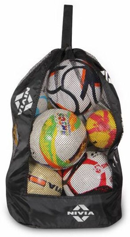 NIVIA 9 Ball Carrying  (Black, Kit Bag)
