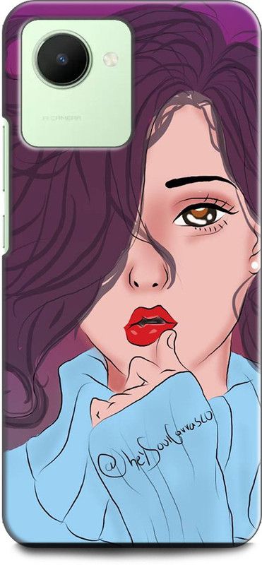 WallCraft Back Cover for Realme Narzo 50i Prime, RMX3506 GIRL, CRY, SAD, ANIME, ABSTRACT ART  (Multicolor, Dual Protection, Pack of: 1)