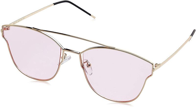UV Protection Cat-eye Sunglasses (63)  (For Women, Pink)
