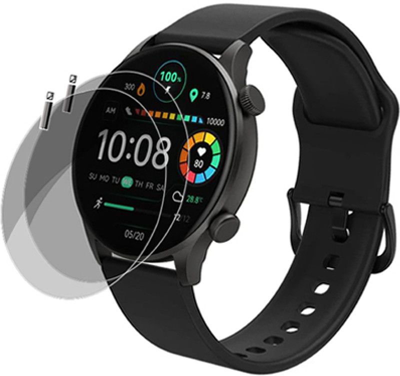slwax Screen Guard for Xiaomi Haylou Solar Plus RT3 SMARTWATCH  (Pack of 2)