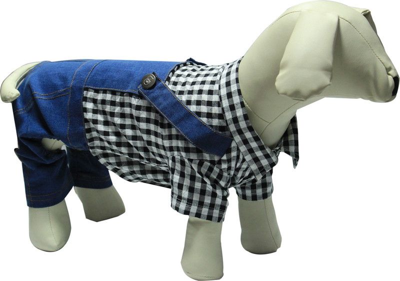 Emily Pets Jumper for Dog, Cat  (Black White)