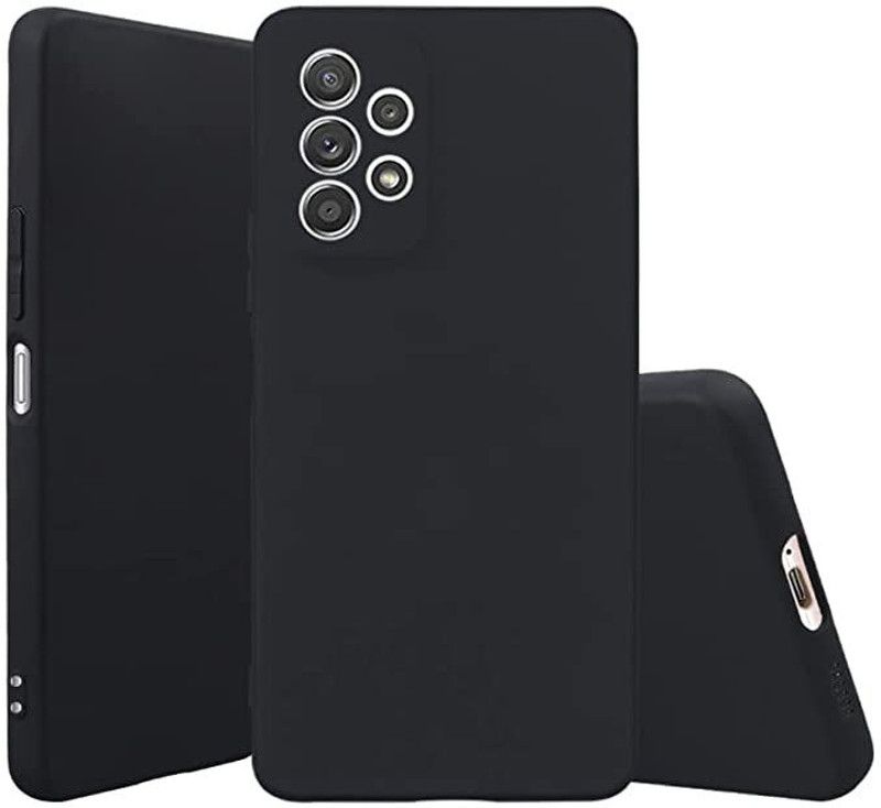 Lustree Back Cover for Samsung Galaxy A23 5G Silicon Pudding Case  (Black, Shock Proof, Silicon, Pack of: 1)