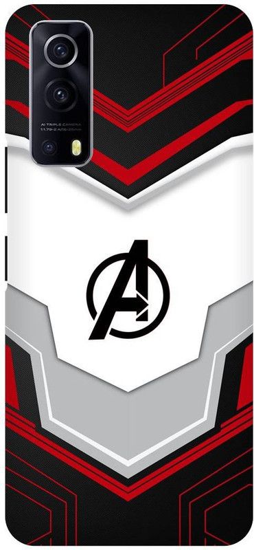 THE NARAYANA COLLECTIONS Back Cover for IQOO Z3- V2073A-AVENGERS,SUIT,NAME,LATTER,A  (Multicolor, Hard Case, Pack of: 1)
