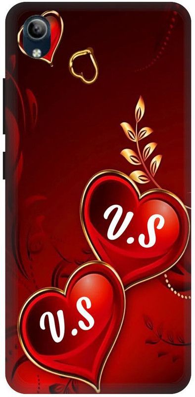 PHONE WALEY.COM Back Cover for VIVO Y91i , VIVO 1820 ,vs, V LOVE S,VS NAME, VS Love Printed  (Red, Hard Case, Pack of: 1)