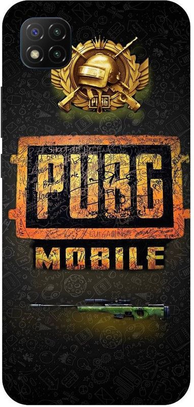 THE NARAYANA COLLECTIONS Back Cover for POCO C3-PUBG,SIGN,LOGO,FREE,FIRE  (Multicolor, Hard Case, Pack of: 1)