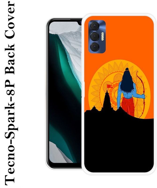 PINKLAND Back Cover for Tecno Spark 8P  (Multicolor, Grip Case, Silicon, Pack of: 1)