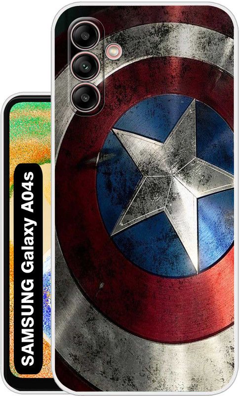 Case Club Back Cover for SAMSUNG Galaxy A04s  (Silver, Grip Case, Silicon, Pack of: 1)