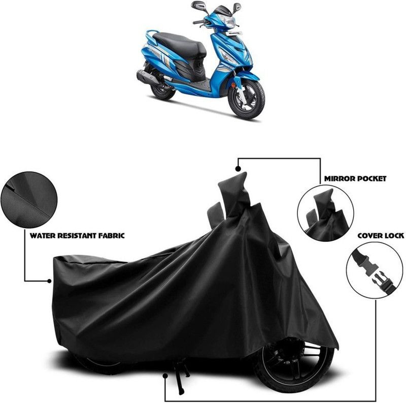 Trendytmart Two Wheeler Cover for Hero  (Maestro, Black)