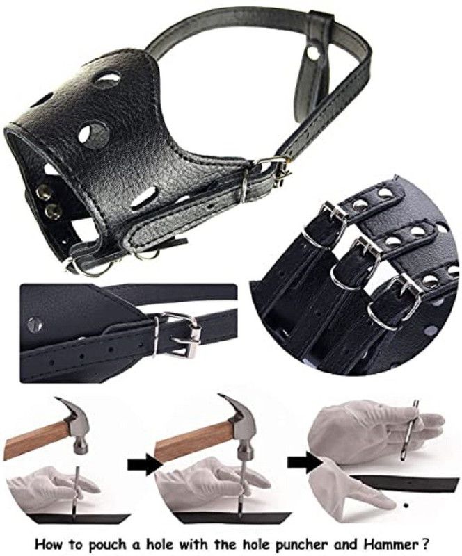 PetCeptual Mesh Breathable Dog Muzzles for Biting Barking and Chewing, - Small Extra Large Other Dog&Cat Muzzle  (mutlicolor)
