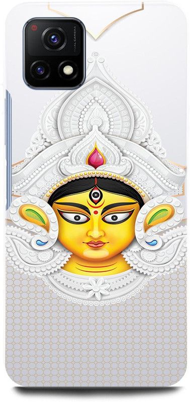 play fast Back Cover for Vivo Y72 5G, V2060 MA, MATA, DURGA, DEVI, GODDES  (White, Hard Case)