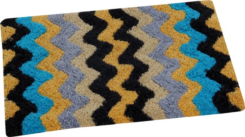 AAZEEM Cotton Door Mat  (Multicolor, Medium)
