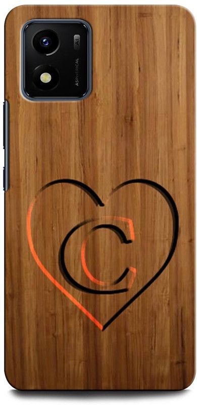 ORBIQE Back Cover for Vivo Y15s C, C LETTER, C DESIGN, C ALPHABET, C NAME  (Multicolor, Hard Case, Pack of: 1)