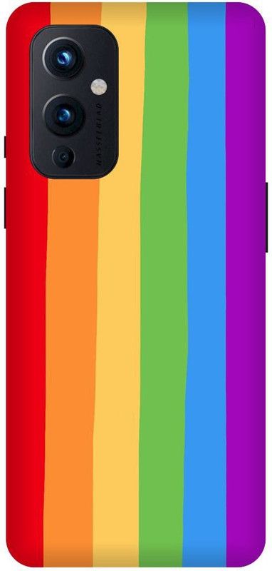 FRONK Back Cover for OnePlus 9 5G, LE2111, RAINBOW, ART, DESIGN, TRENDING, NEW  (Multicolor, Hard Case, Pack of: 1)