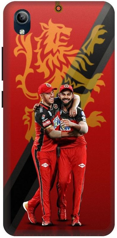 PHONE WALEY.COM Back Cover for VIVO Y91i , VIVO 1820 ,Kohli,MS Dhoni,rohit sharma , Printed  (Red, Hard Case, Pack of: 1)