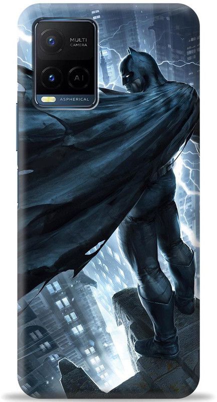 Loffar Back Cover for Vivo Y21  (Grey, Shock Proof)