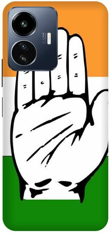 FRONK Back Cover for vivo Y77 5G, V2169, CONGRESS, POLTICAL, PARTY  (Multicolor, Hard Case, Pack of: 1)