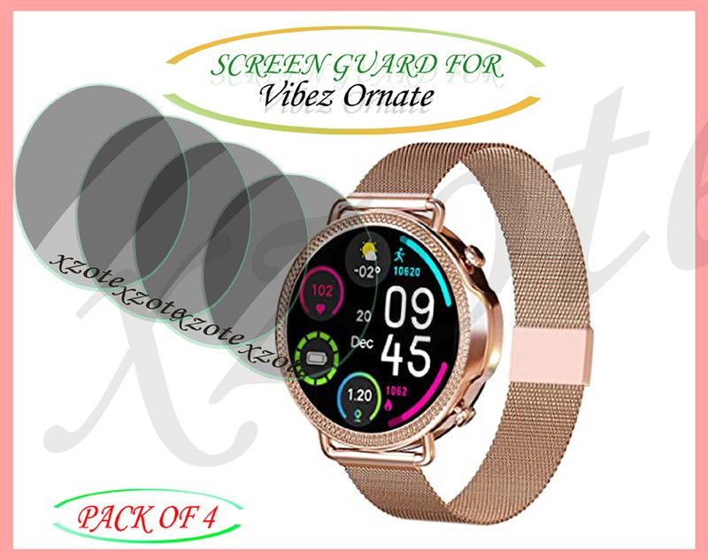 xzote Screen Guard for Vibez Ornate SMART WATCH SCREEN GUARD  (Pack of 4)