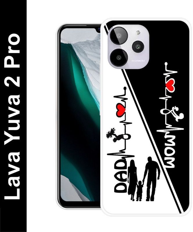 mitzvah Back Cover for Lava Yuva 2 Pro  (Multicolor, Grip Case, Silicon, Pack of: 1)